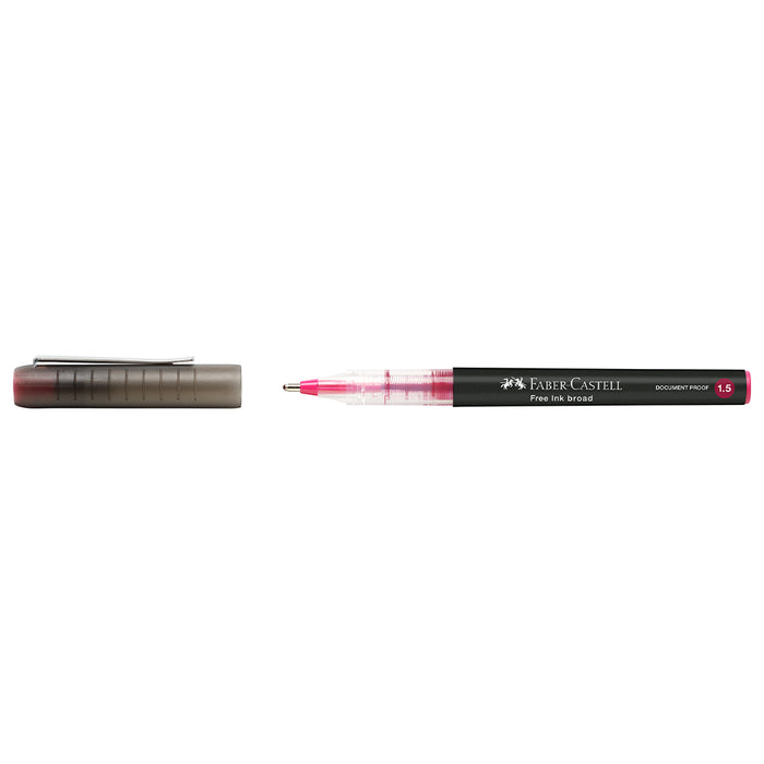 Faber Castell Free Ink Rollerball 1.5 Mm Dark Red - #348326 Free Ink Roller