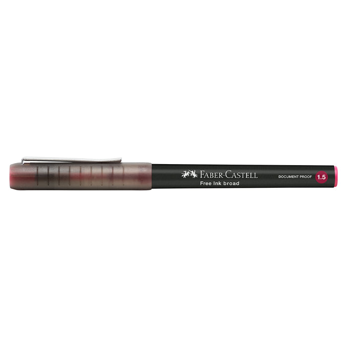 Faber Castell Free Ink Rollerball 1.5 Mm Dark Red - #348326 Free Ink Roller