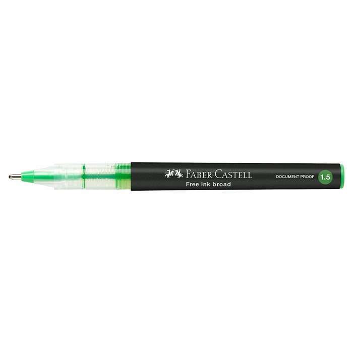 Faber Castell Free Ink Rollerball 1.5 Mm Light Green - #348366 Free Ink Roller