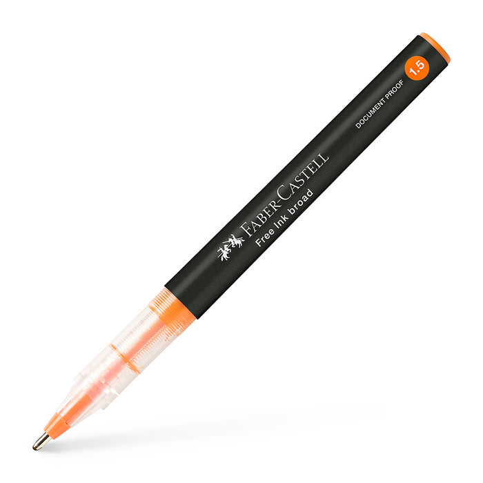 faber castell Free Ink rollerball 1.5 mm orange - #348315 Free Ink Roller