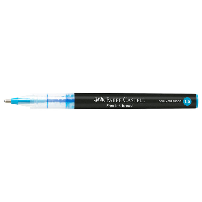 Faber Castell Free Ink Rollerball 1.5 Mm Sky Blue - #348347 Free Ink Roller