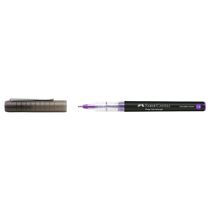 Faber Castell Free Ink Rollerball 1.5 Mm Violet - #348336 Free Ink Roller