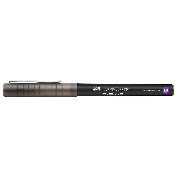 Faber Castell Free Ink Rollerball 1.5 Mm Violet - #348336 Free Ink Roller