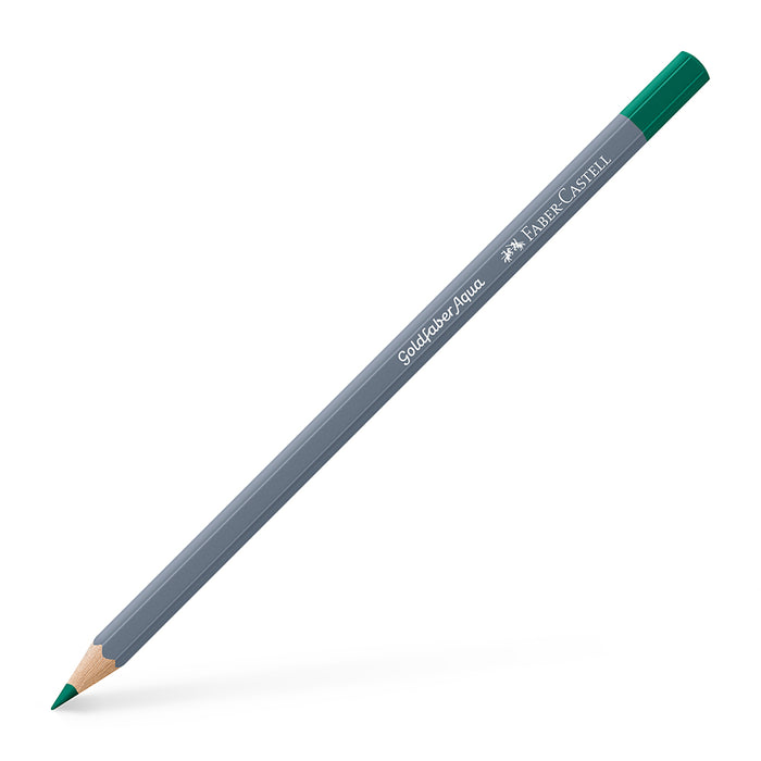 faber castell Goldfaber Aqua Watercolour pencil emerald green - #114663 Colour Pencils
