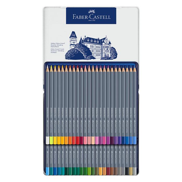 Faber Castell Goldfaber Aqua Watercolour Pencil Tin Of 48 - #114648 Watercolour Pencils