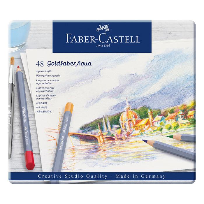 faber castell Goldfaber Aqua watercolour pencil tin of 48 - #114648 Watercolour Pencils