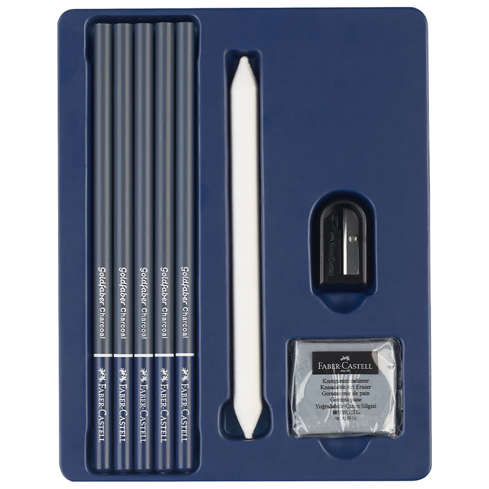 Faber Castell Goldfaber Classic Sketch Set Charcoal - #114006 Sketch Set