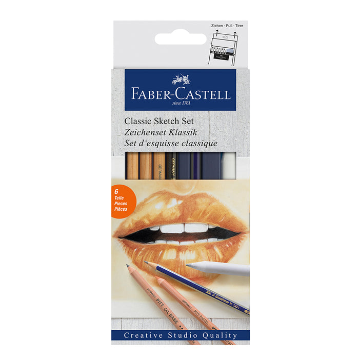 Faber Castell Goldfaber Classic Sketch Set Monochrome - #114004 Sketch Set