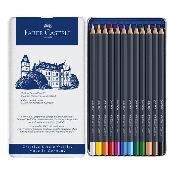 Faber Castell Goldfaber Colour Pencil Tin Of 12 - #114712 Colour Pencils