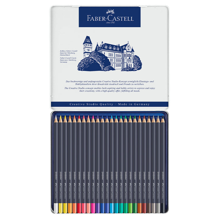 Faber Castell Goldfaber Colour Pencil Tin Of 24 - #114724 Colour Pencils