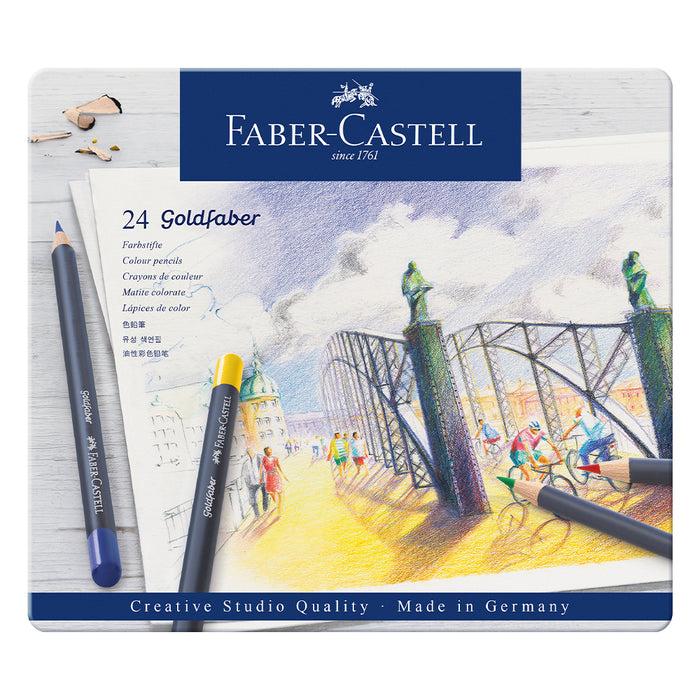faber castell Goldfaber colour pencil tin of 24 - #114724 Colour Pencils