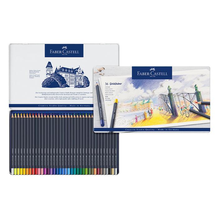 Faber Castell Goldfaber Colour Pencil Tin Of 36 - #114736 Colour Pencils
