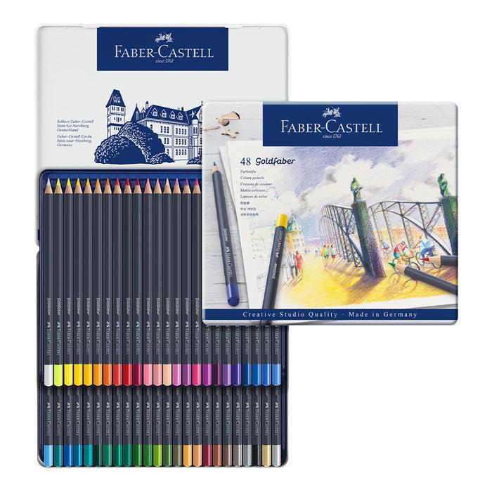 Faber Castell Goldfaber Colour Pencil Tin Of 48 - #114748 Colour Pencils