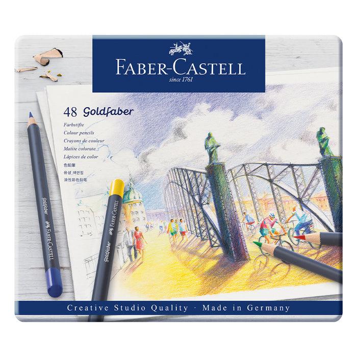 Faber Castell Goldfaber Colour Pencil Tin Of 48 - #114748 Colour Pencils