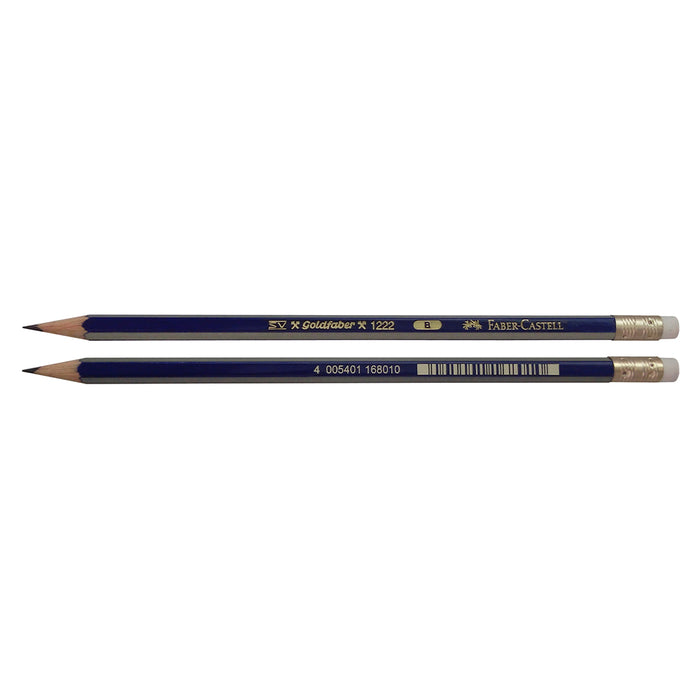 faber castell Goldfaber graphite pencil with eraser B - #116801 Graphite Pencil