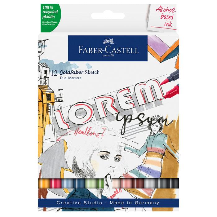 faber castell Goldfaber Sketch Marker set of 12 - #164712 Sketch Markers