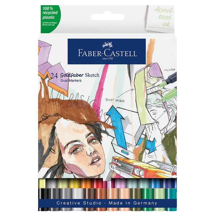 faber castell Goldfaber Sketch Marker set of 24 - #164724 Sketch Markers