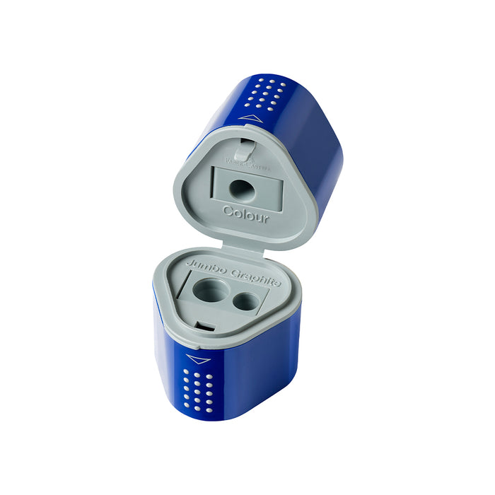 Faber Castell Grip 2001 Trio Sharpening Box Blue- #183801 Sharpener