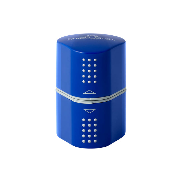 Faber Castell Grip 2001 Trio Sharpening Box Blue- #183801 Sharpener