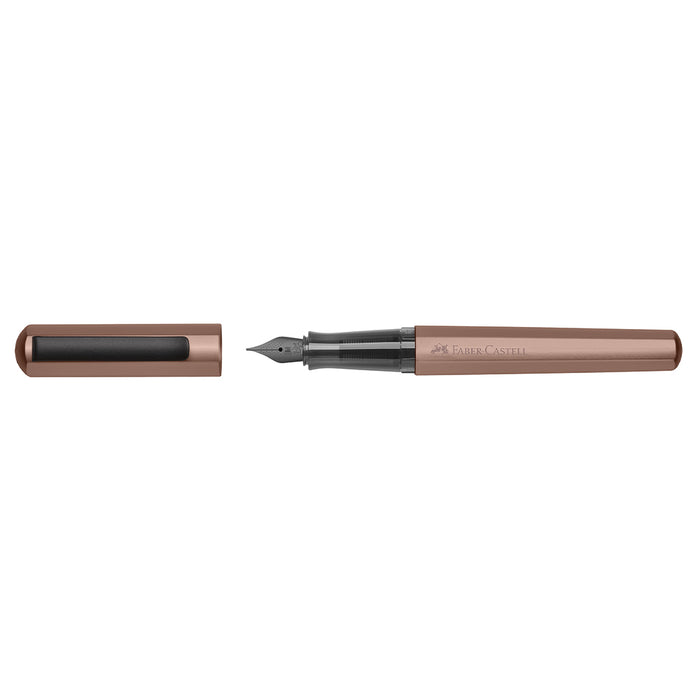 Faber Castell Hexo Fountain Pen Bronze - Medium - #150580 Fountain Pen