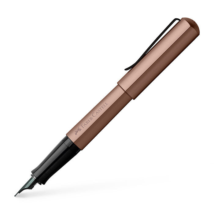 Faber Castell Hexo Fountain Pen Bronze - Medium - #150580 Fountain Pen