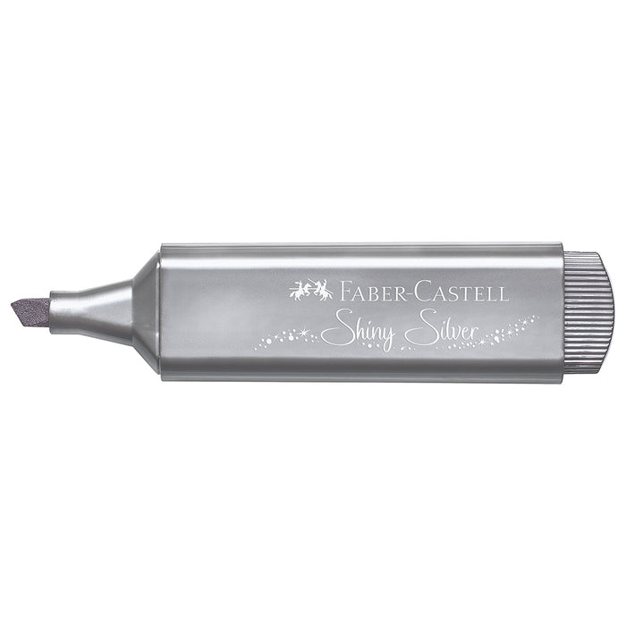 Faber Castell Highlighter TL 46 Metallic Shiny Silver - #154661 Textliner