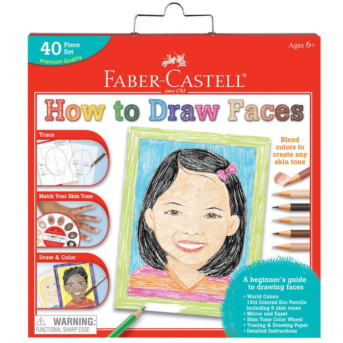 faber castell How to Draw Faces - #14344 How To Draw Faces