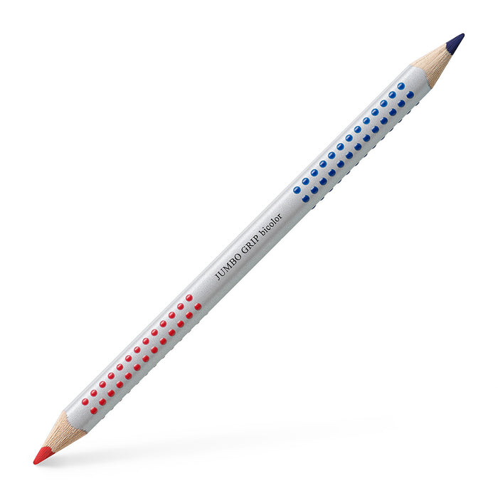 faber castell Jumbo Grip bi-colour pencil red and blue #110910 Colour Pencils