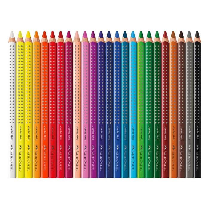 Faber Castell Jumbo Grip Colour Pencil Tin Of 16 #110916 Colour Pencils