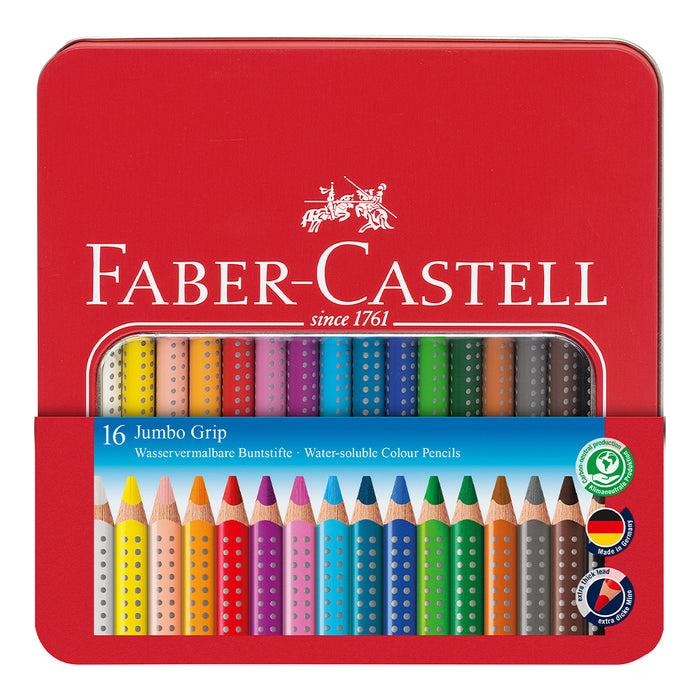 faber castell Jumbo Grip colour pencil tin of 16 #110916 Colour Pencils