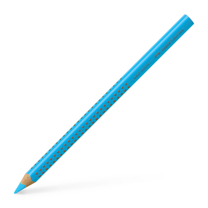 faber castell Jumbo Grip Neon dry textliner blue - #114851 Textliner