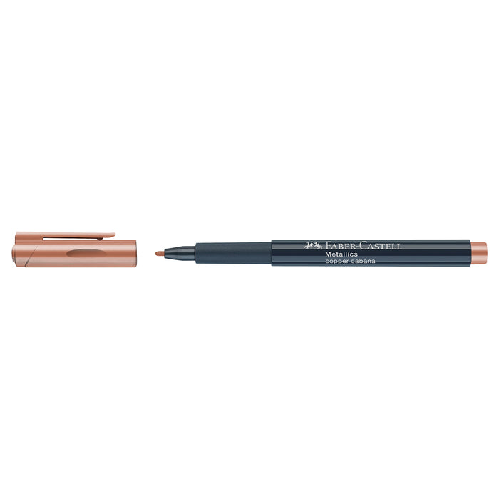 Faber Castell Metallics Marker Colour Copper Cabana - #160752 Metallic Marker