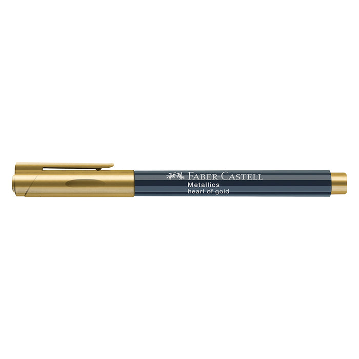 Faber Castell Metallics Marker Colour Heart Of Gold - #160750 Metallic Marker
