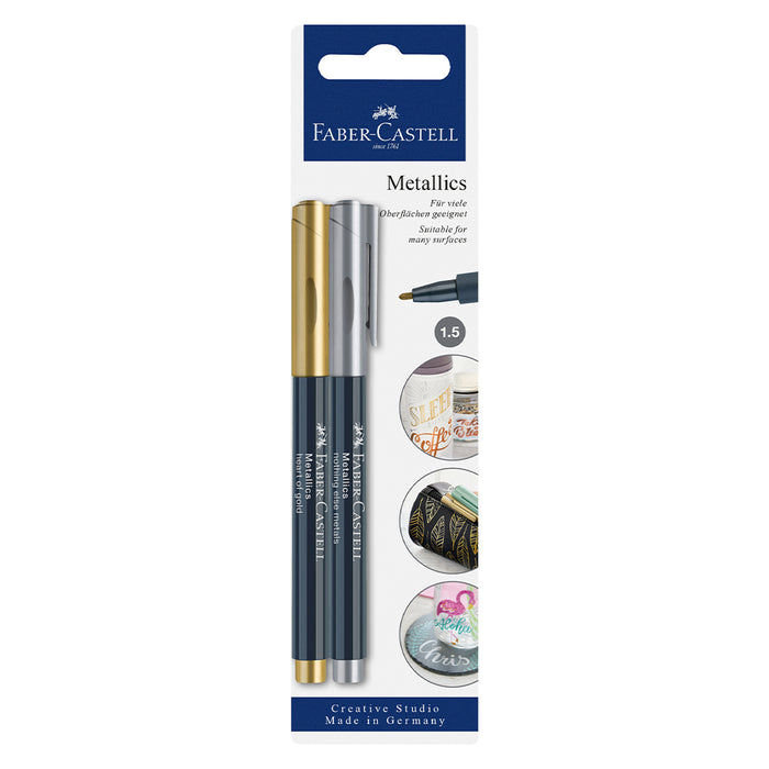 faber castell Metallics marker heart of gold/nothing else metals - #160796 Metallic Marker