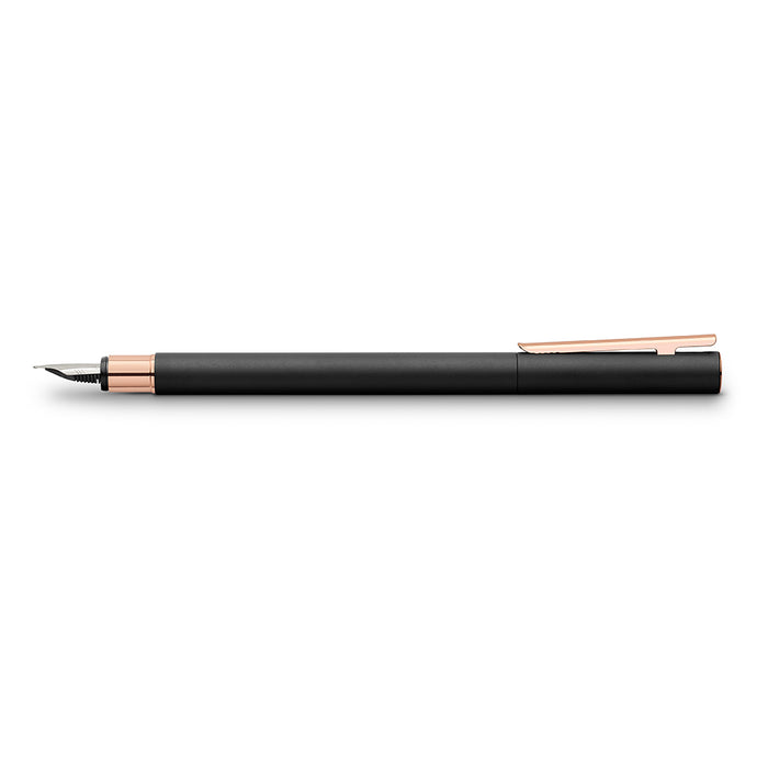 Faber Castell NEO Slim Fountain Pen Black/Rose - Medium - #343100 Fountain Pen