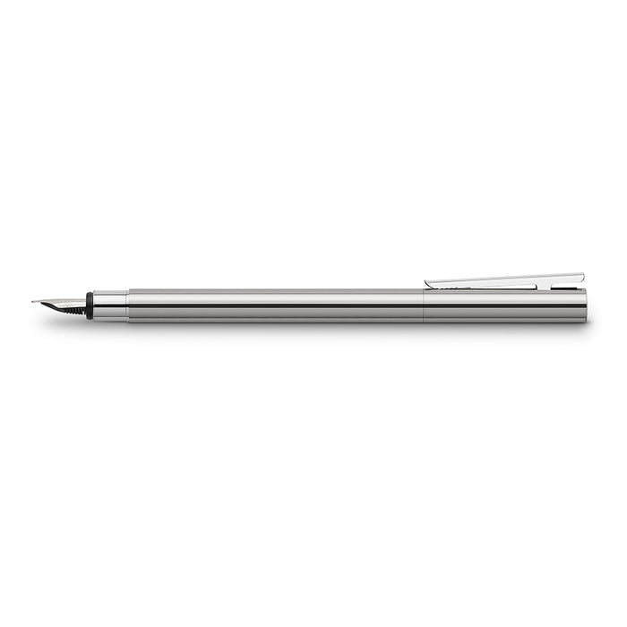 Faber Castell NEO Slim Fountain Pen Stainless Steel Shiny - Medium - #342000 Fountain Pen