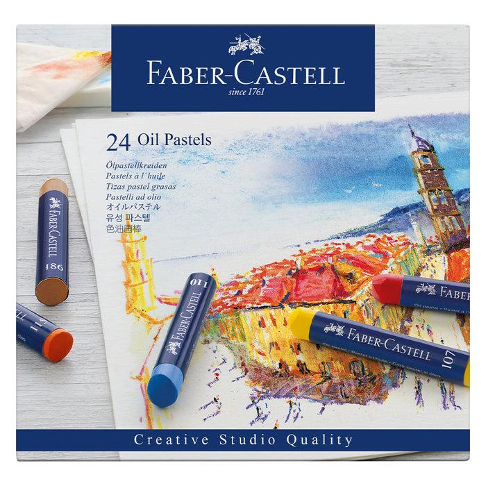 faber castell Oil pastels cardboard wallet of 24 - #127024 Oil Pastels