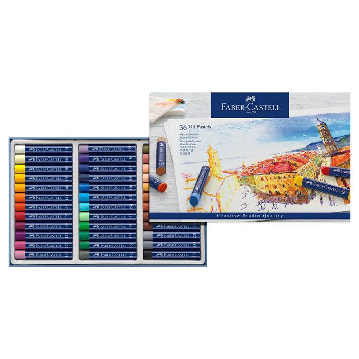 Faber Castell Oil Pastels Cardboard Wallet Of 36 - #127036 Oil Pastels
