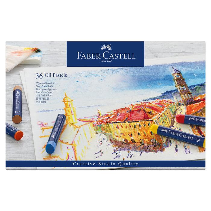 Faber Castell Oil Pastels Cardboard Wallet Of 36 - #127036 Oil Pastels