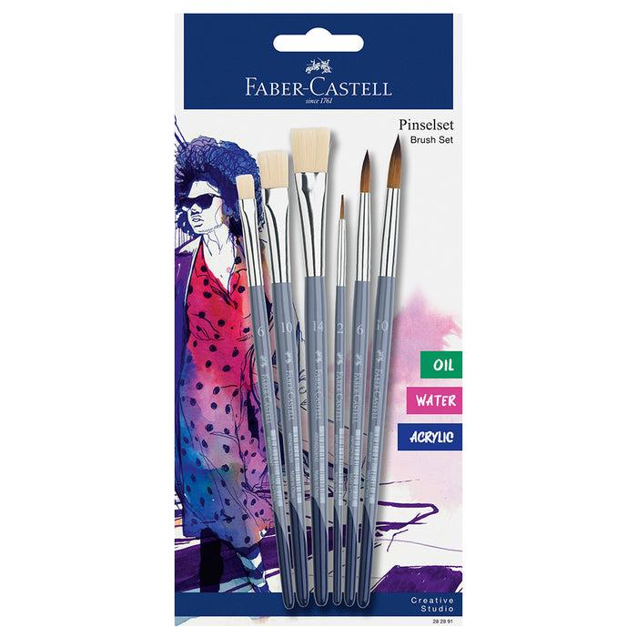faber castell Paint brushes set of 6 - #282891 Paint Brushes