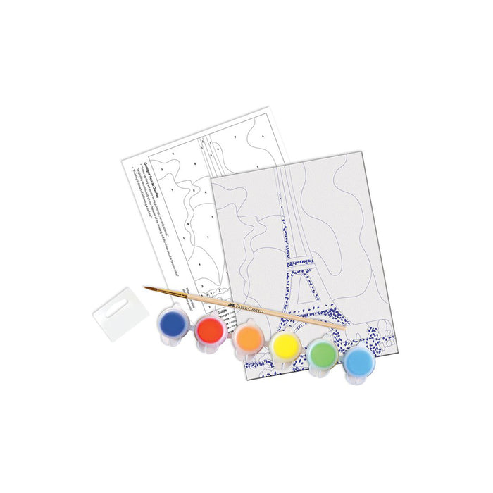 Faber Castell Paint By Number Museum Series - The Eiffel Tower - #14300 Paint By Number