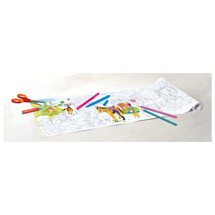 Faber Castell Painting Roll Pony Farm Self-adhesive #201644 Banner Roll