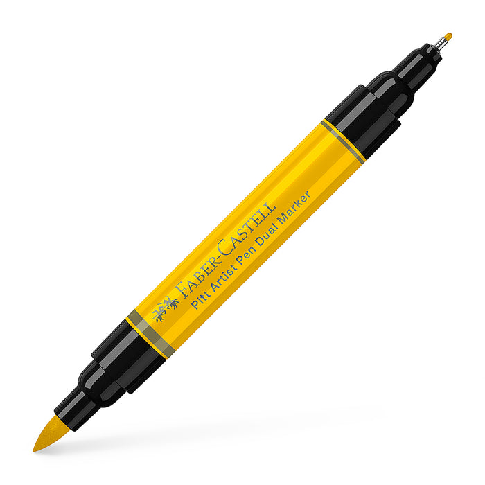 Faber Castell Pitt Artist Pen Dual Marker Cadmium Yellow - #162107 Pitt Artist Pen