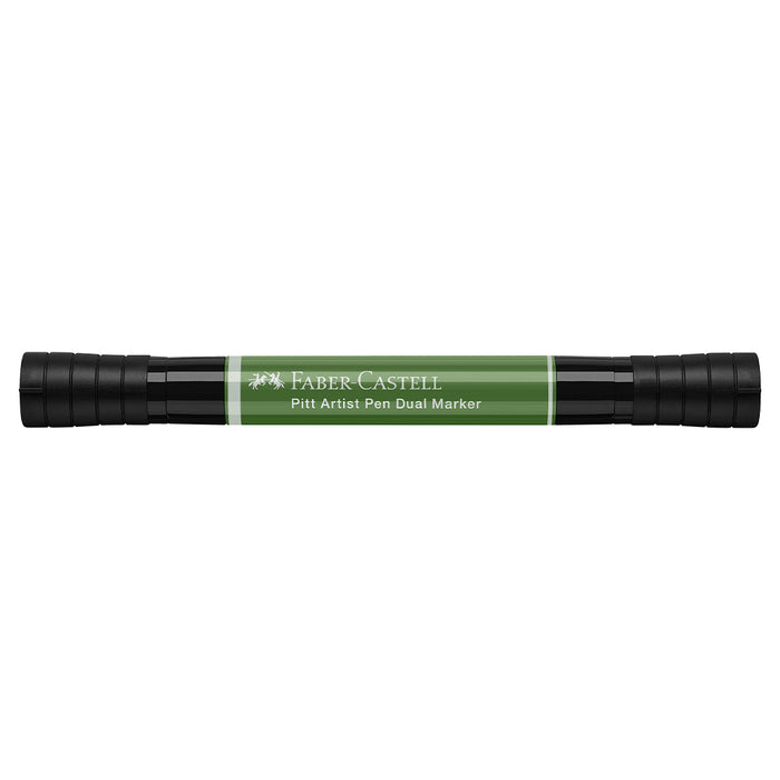 Faber Castell Pitt Artist Pen Dual Marker Chrome Green Opaque - #162174 Pitt Artist Pen