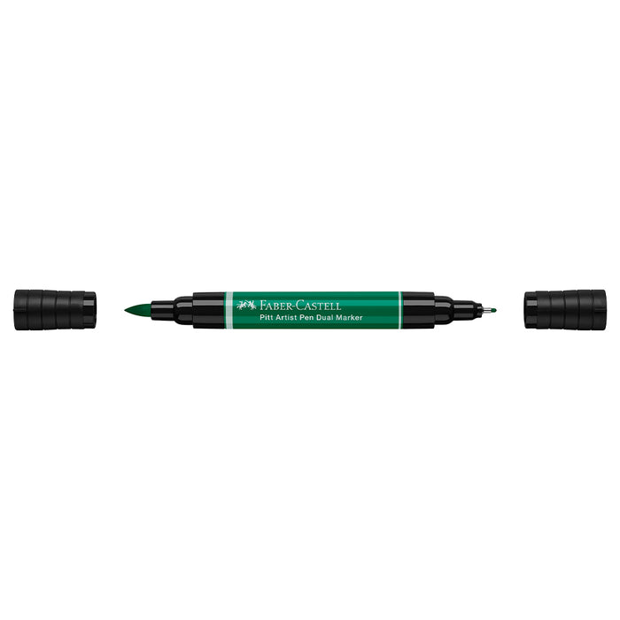 Faber Castell Pitt Artist Pen Dual Marker Dark Phthalo Green - #162164 Pitt Artist Pen