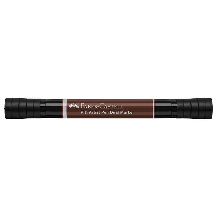 Faber Castell Pitt Artist Pen Dual Marker Dark Sepia - #162175 Pitt Artist Pen