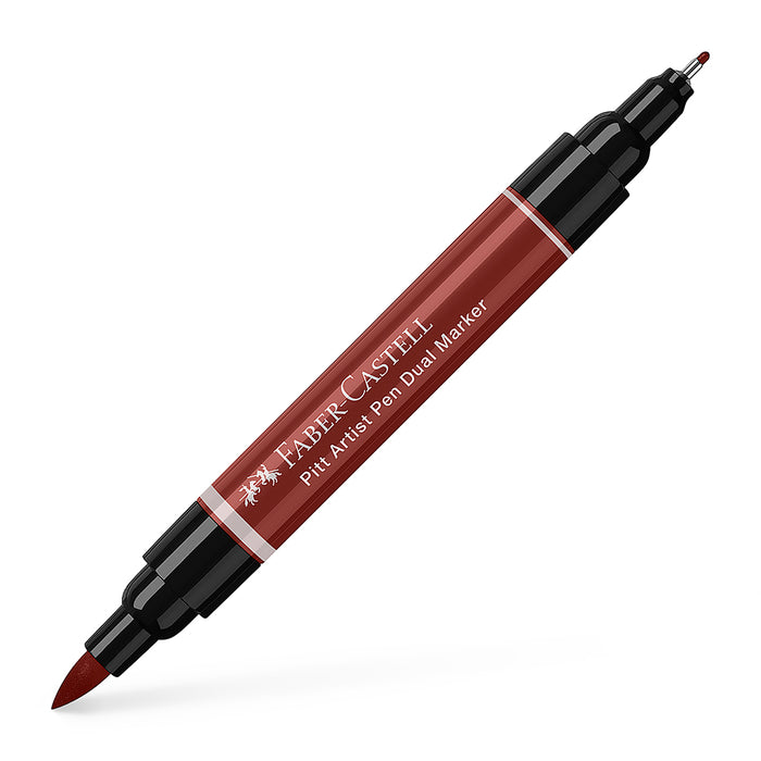 Faber Castell Pitt Artist Pen Dual Marker India Red - #162192 Pitt Artist Pen