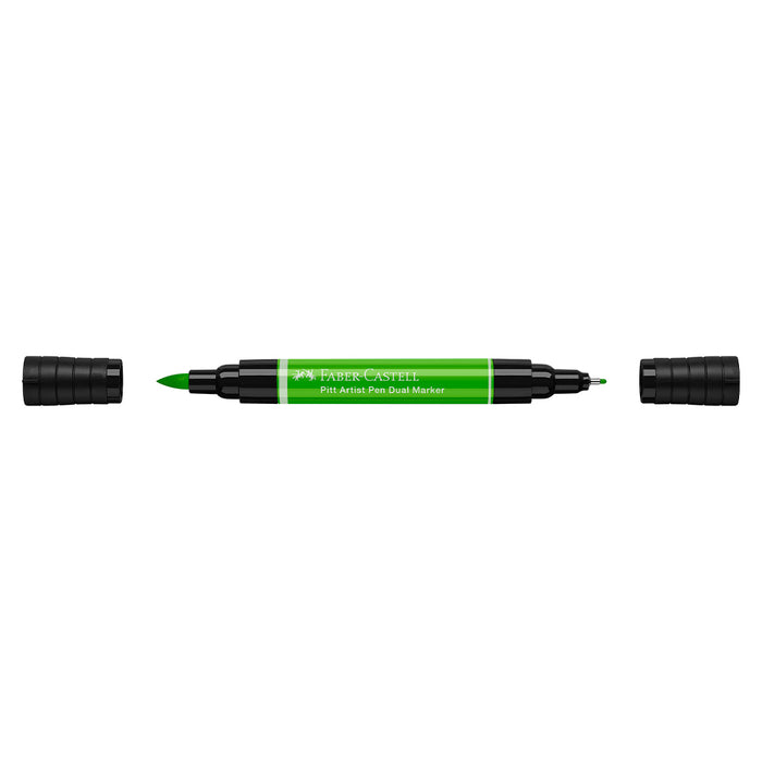 Faber Castell Pitt Artist Pen Dual Marker Leaf Green - #162112 Pitt Artist Pen