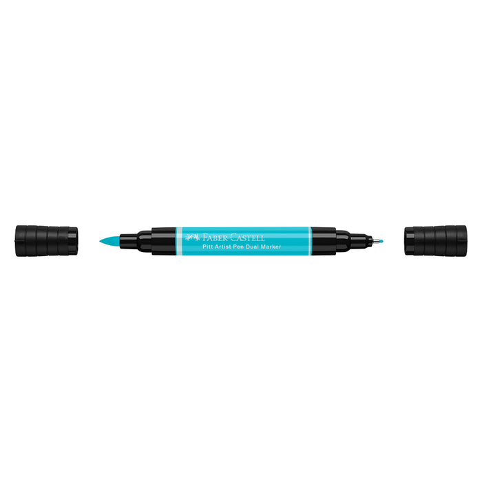 Faber Castell Pitt Artist Pen Dual Marker Light Cobalt Turquoise - #162154 Pitt Artist Pen