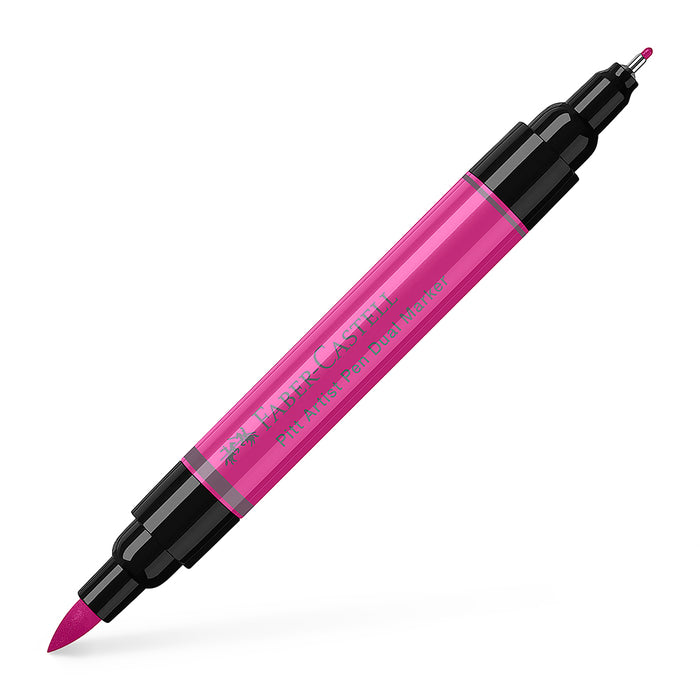 Faber Castell Pitt Artist Pen Dual Marker Middle Purple Pink - #162125 Pitt Artist Pen
